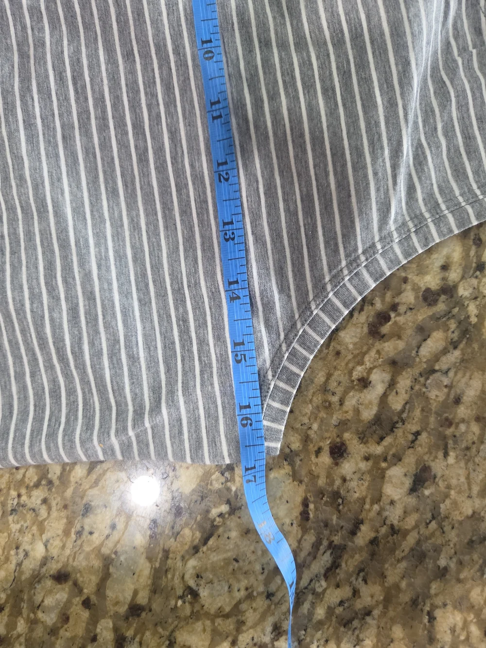 lululemon athletica Gray and White Striped All Tied Up Tank